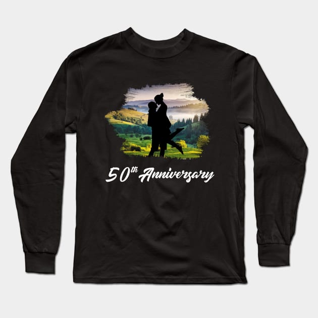 50th anniversary for couple Long Sleeve T-Shirt by Align